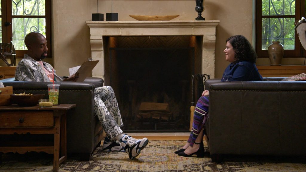 Reebok Shaq Attaq ‘Orlando' Sneakers and 7-Eleven Drink of J.B. Smoove as Leon Black in Curb Your Enthusiasm S11E01 “The Five-Foot Fence” (2021) (Image 1)