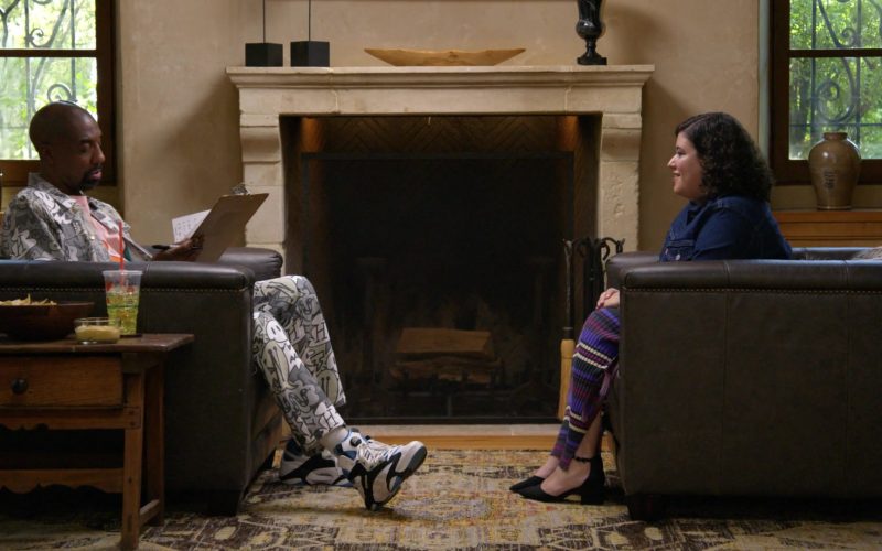 Reebok Shaq Attaq ‘Orlando' Sneakers and 7-Eleven Drink of J.B. Smoove as Leon Black in Curb Your Enthusiasm S11E01 “The Five-Foot Fence” (2021) (Image 1)