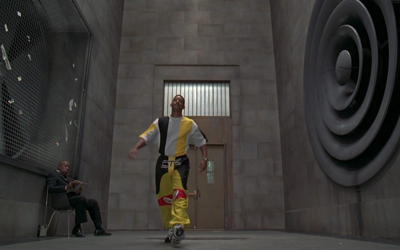 Reebok Shaqnosis Sneakers and CTK Racing Cybertek Pants Worn by Will Smith in Men in Black (1997) (Image 1)