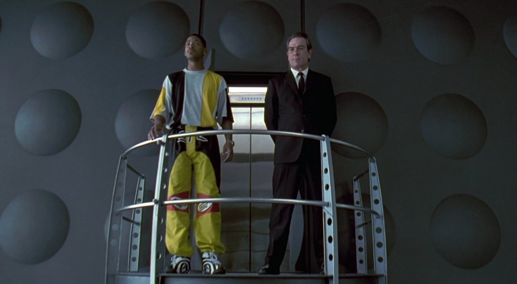 Reebok Shaqnosis Sneakers and CTK Racing Cybertek Pants Worn by Will Smith in Men in Black (1997) (Image 2)