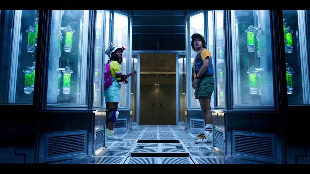 Reebok Sneakers Worn by Gaten Matarazzo as Dustin Henderson & Nike Shoes Worn by Priah Ferguson as Erica Sinclair in Stranger Things – Season 3, Episode 6, “E Pluribus Unum” (2019) (Image 2)