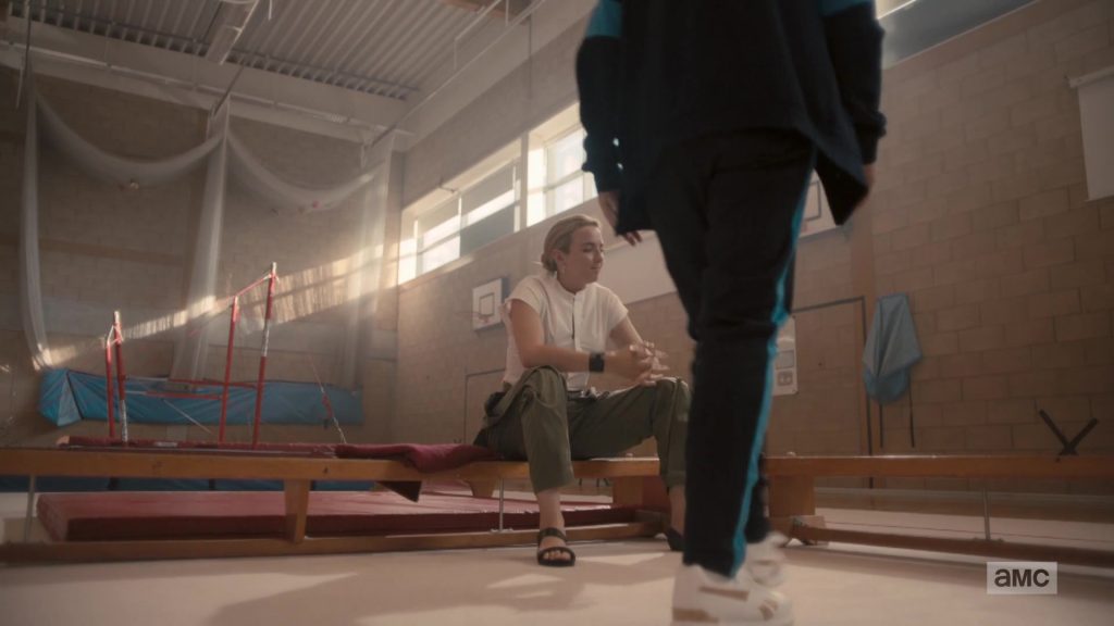 Reebok Sneakers of Harriet Walter as Dasha in Killing Eve S03E01 “Slowly Slowly Catchy Monkey” (2020) (Image 1)