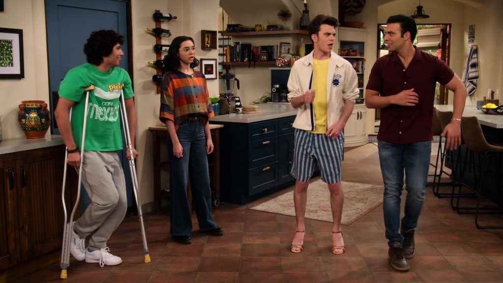 Reebok White Sneakers of Conor Husting as Tad in The Expanding Universe of Ashley Garcia S01E12 “Count Me In” (2020) (Image 1)