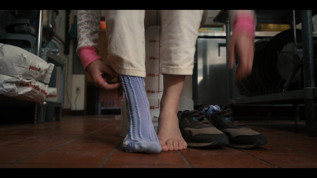 Reebok Women's Shoes of Millie Bobby Brown as Eleven in Stranger Things S04E09 “Chapter Nine - The Piggyback” (2022) (Image 1)