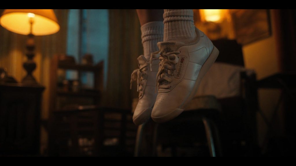 Reebok Women's Sneakers of Grace Van Dien as Chrissy Cunningham in Stranger Things S04E01 “Chapter One - The Hellfire Club” (2022) (Image 3)