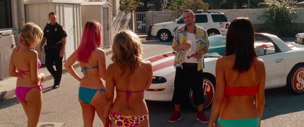 SUPRA Red Sneakers Worn by James Franco (Alien) in Spring Breakers (2012) (Image 1)