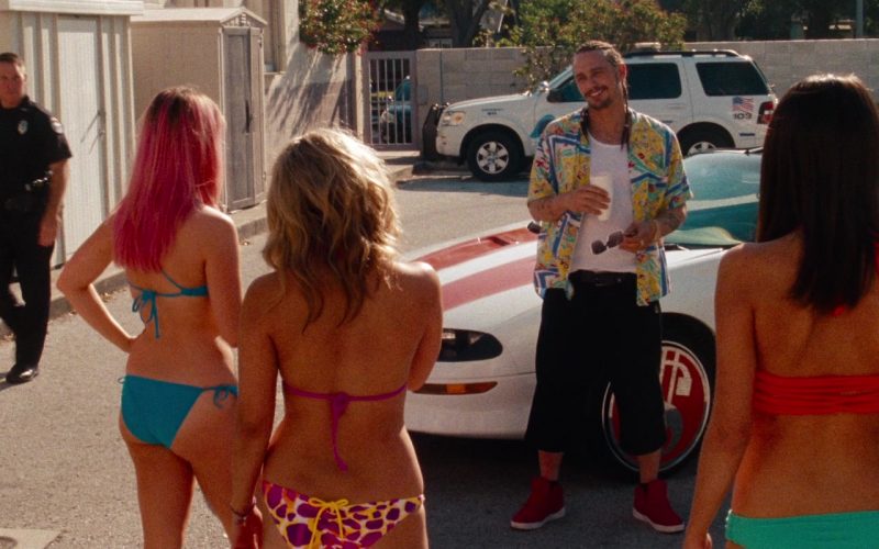 SUPRA Red Sneakers Worn by James Franco (Alien) in Spring Breakers (2012) (Image 1)
