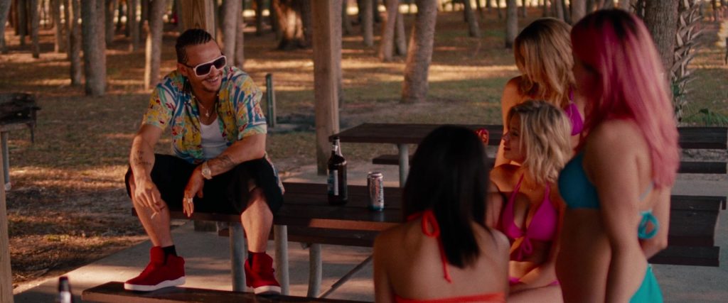 SUPRA Red Sneakers Worn by James Franco (Alien) in Spring Breakers (2012) (Image 2)