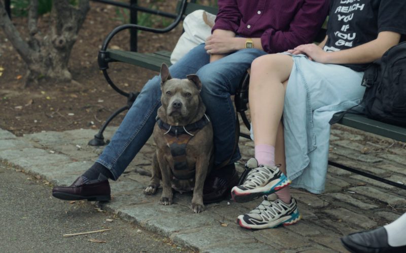 Salomon XA Pro 3D V9 trail running shoes in Your Friends and Neighbors S02E02 “Lady Bits” (2026) (Image 1)