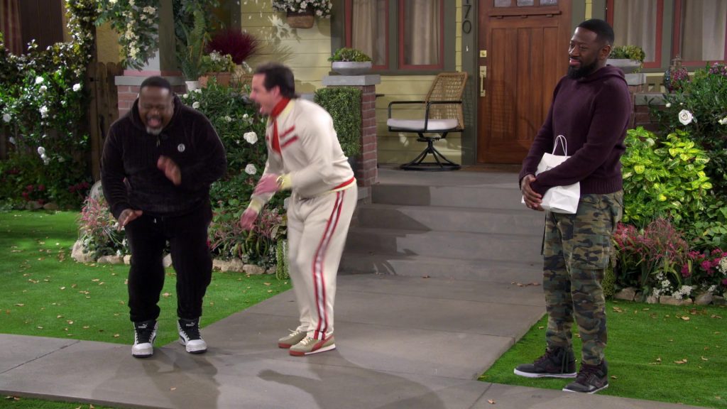 Sergio Tacchini Hoodie, Pants and Puma Sneakers in The Neighborhood S07E13 “Welcome to Not Being in It” (2025) (Image 23)