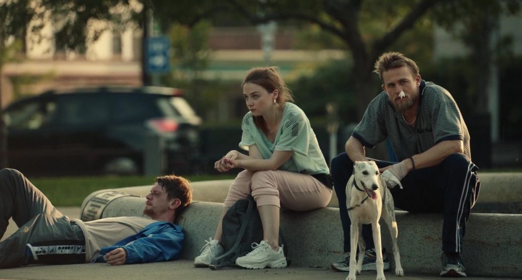 Skechers D'Lites Women's Sneakers of Jessica Barden as Sky in Jungleland (2019) (Image 2)