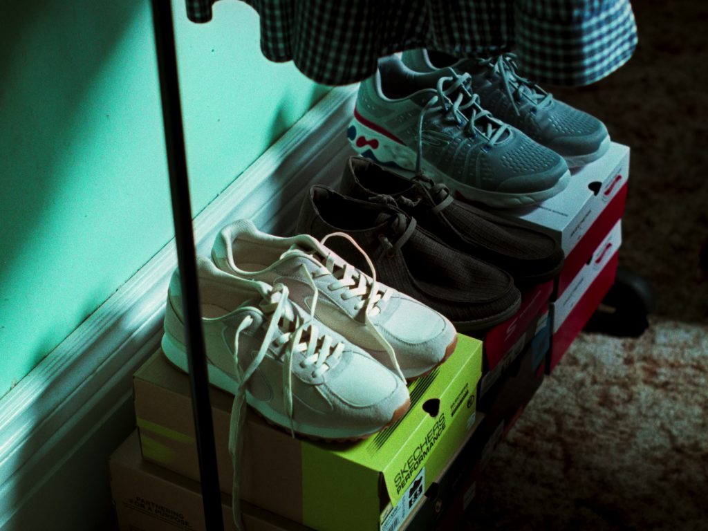 Skechers Shoes in Die My Love (2025) (Image 3)
