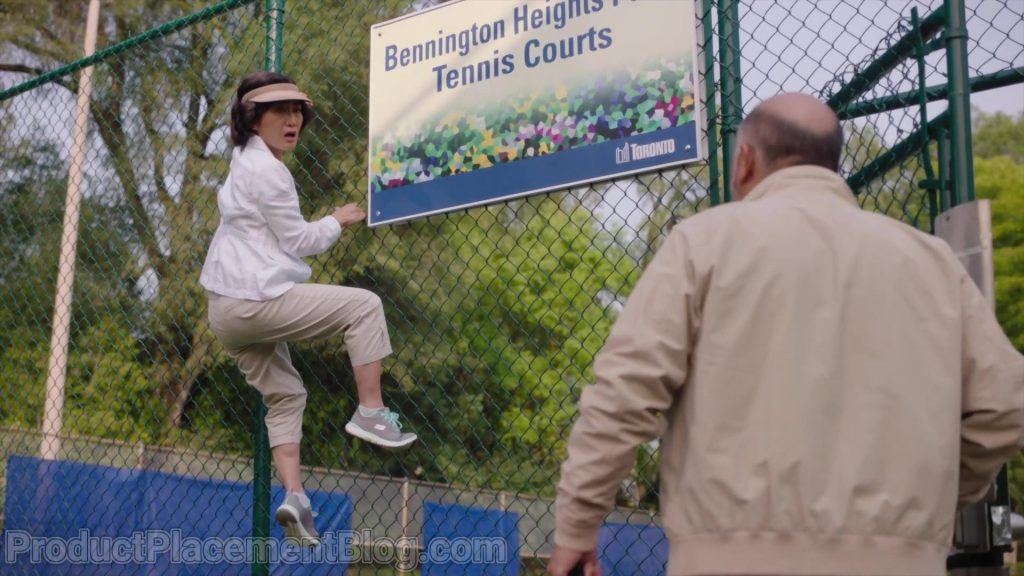 Skechers Women's Shoes of Jean Yoon as Mrs. Yong-mi Kim (Umma) in Kim's Convenience S05E04 “Tennis Anyone” (2021) (Image 1)