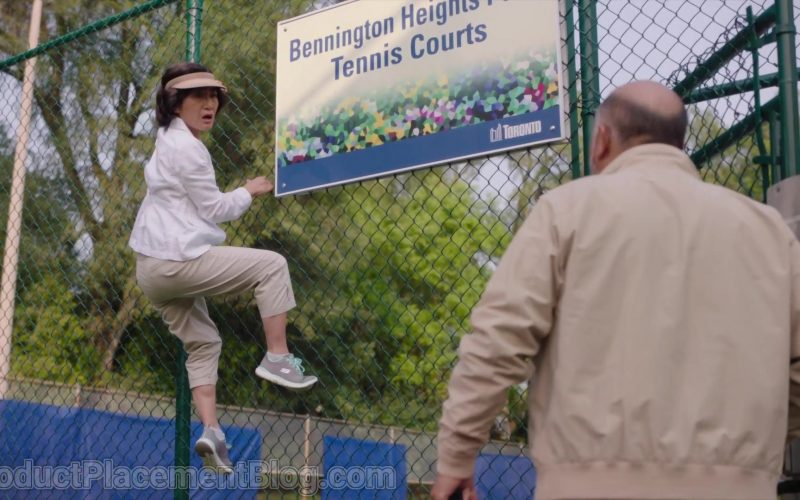 Skechers Women's Shoes of Jean Yoon as Mrs. Yong-mi Kim (Umma) in Kim's Convenience S05E04 “Tennis Anyone” (2021) (Image 1)