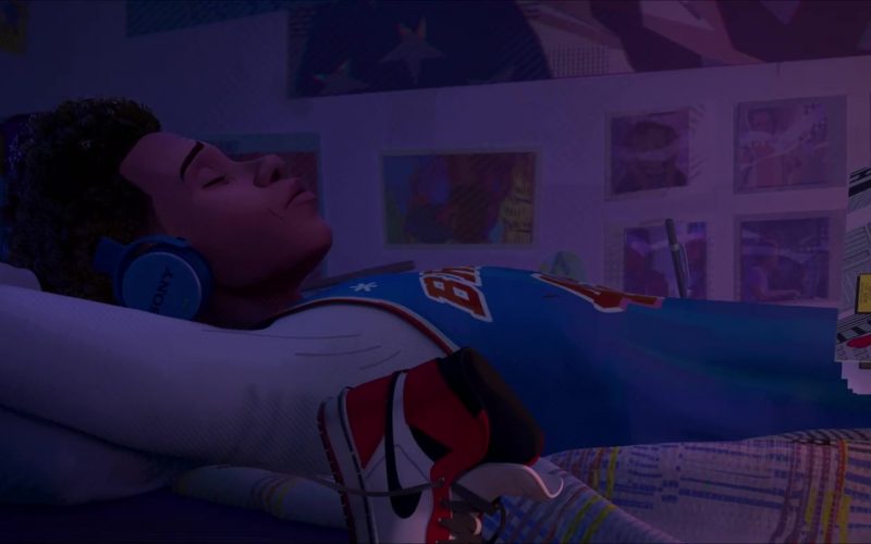 Sony Headphones and Nike Shoes in Spider-Man - Across the Spider-Verse (2023) (Image 1)