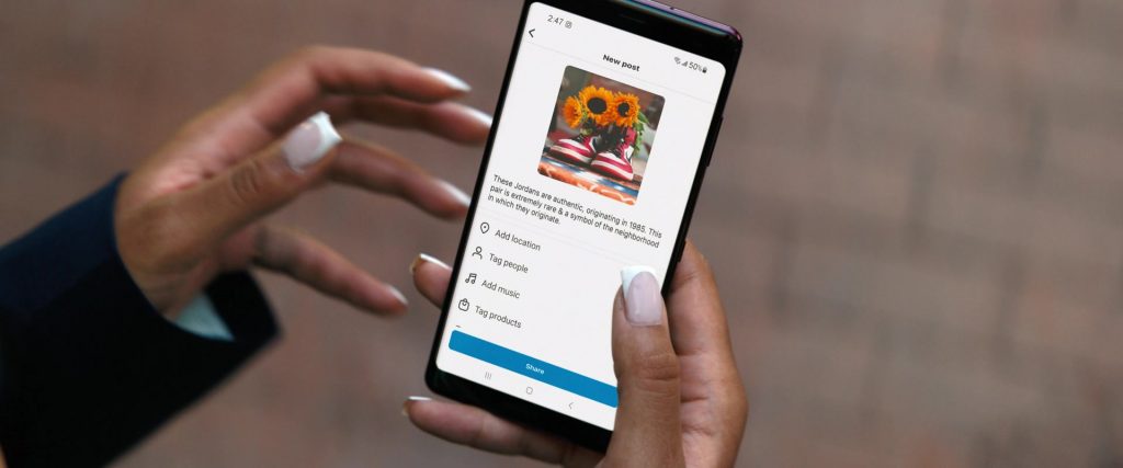 Sony Xperia Android Smartphone, Instagram and Nike Air Jordan 1 Sneakers in One Of Them Days (2025) (Image 3)