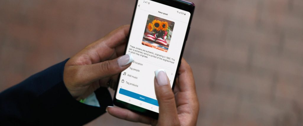 Sony Xperia Android Smartphone, Instagram and Nike Air Jordan 1 Sneakers in One Of Them Days (2025) (Image 4)