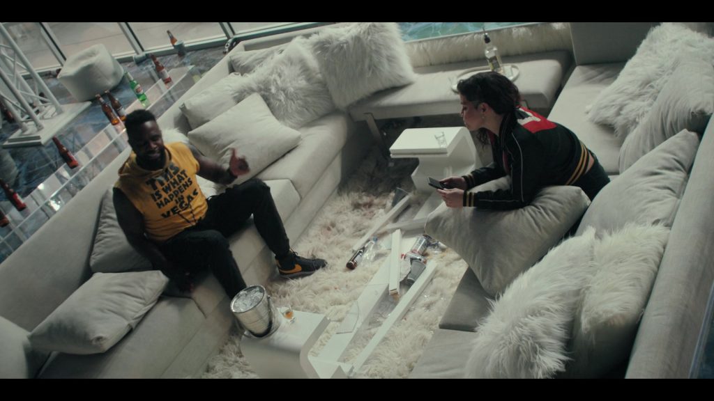 Stella Artois and Budweiser Beer, Nike Sneakers in Obliterated S01E07 “Make It Rain” (2023) (Image 1)