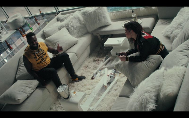 Stella Artois and Budweiser Beer, Nike Sneakers in Obliterated S01E07 “Make It Rain” (2023) (Image 1)