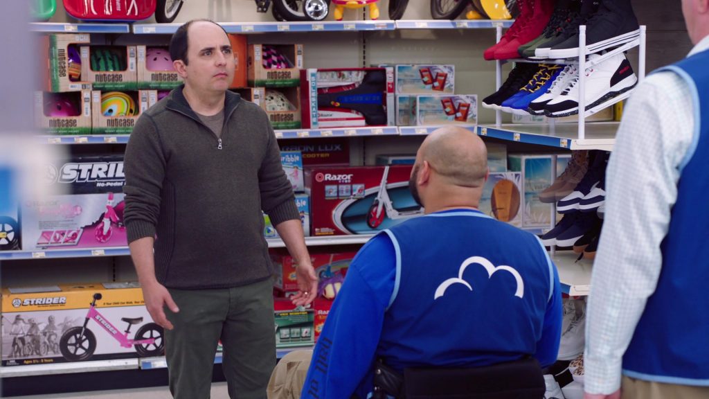 Strider Bikes, Razor Scooters & AND1 Sneakers in Superstore – Season 4, Episode 20, Cloud9Fail (2019) (Image 1)