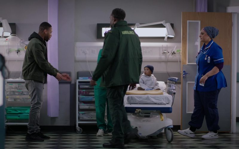 Stryker Hospital Bed, Reebok Sneakers in Casualty S39E34 “Supply and Demand Episode 4” (2025) (Image 1)
