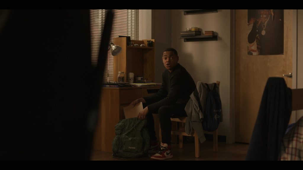 Supreme Backpack and Nike Shoes in Power Book II - Ghost S04E03 “Birthright” (2024) (Image 6)