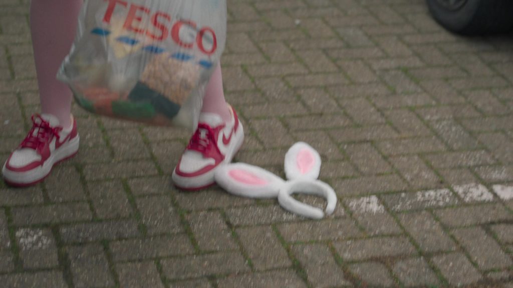 Tesco Store Bag, Nike Shoes in Too Much S01E06 “To Doubt a Boy” (2025) (Image 1)
