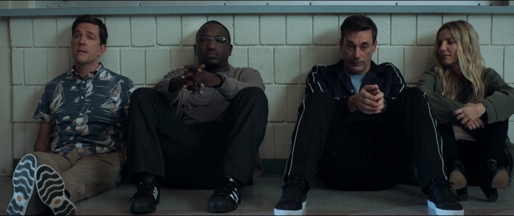 Timberland Shoes Worn by Ed Helms and Adidas Sneakers Worn by Hannibal Buress in Tag (2018) (Image 1)