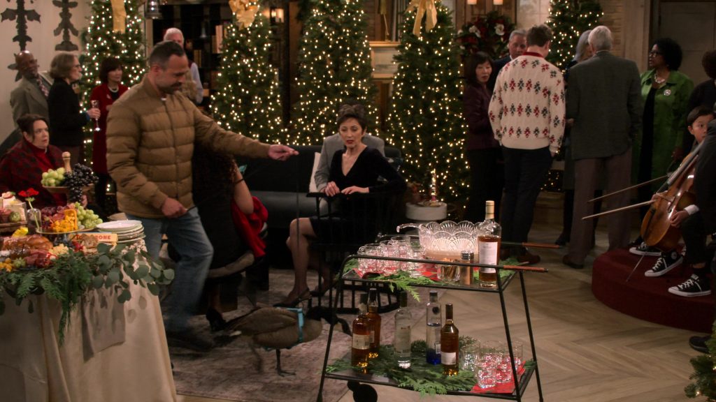 Toblerone Chocolate, The Macallan Whisky, Ketel One, Ciroc Vodka and Converse Sneakers in Frasier S01E10 “Reindeer Games” (2023) (Image 1)
