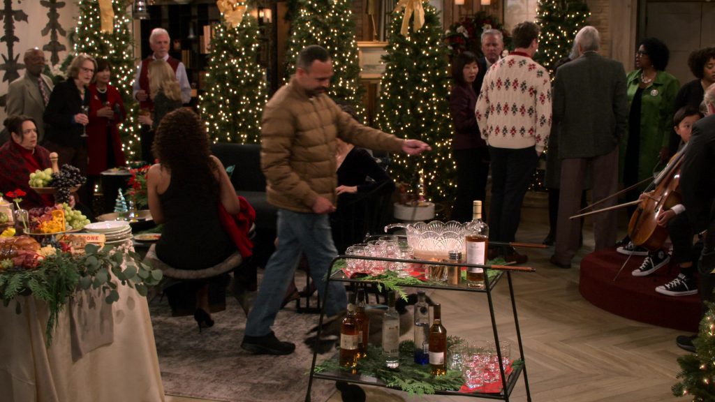 Toblerone Chocolate, The Macallan Whisky, Ketel One, Ciroc Vodka and Converse Sneakers in Frasier S01E10 “Reindeer Games” (2023) (Image 2)