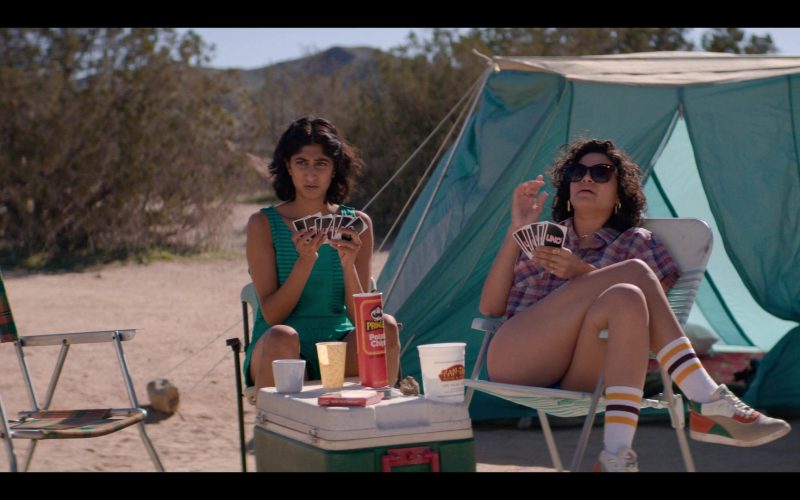 Travel Fox Sneakers And Pringles Chips in Glow – Season 3, Episode 6, “Outward Bound” (2019) (Image 1)