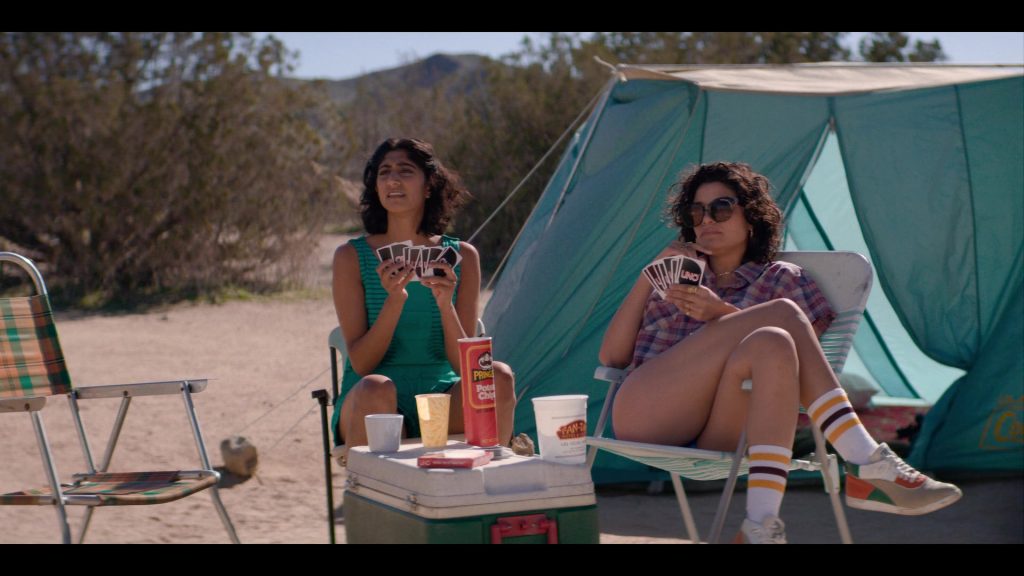 Travel Fox Sneakers And Pringles Chips in Glow – Season 3, Episode 6, “Outward Bound” (2019) (Image 2)