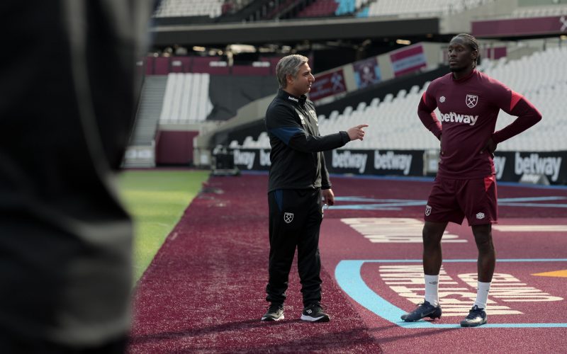 Umbro Pro Training Tracksuit and Sneakers Worn by Nick Mohammed as Nathan Shelley in Ted Lasso S03E01 “Smells Like Mean Spirit” (2023) (Image 1)