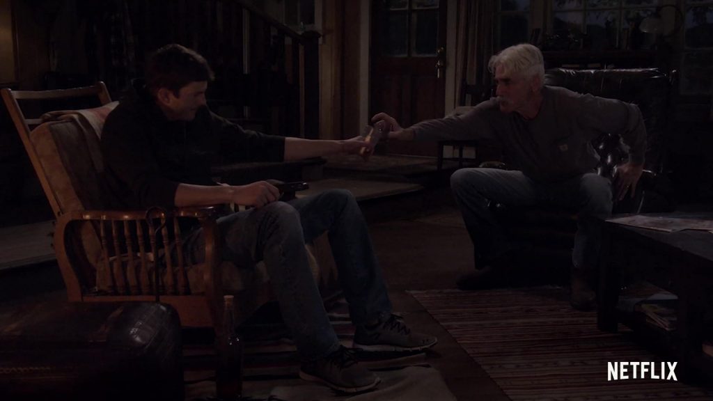 Under Armour Sneakers Worn by Ashton Kutcher as Colt Bennett in The Ranch – Season 7, Trailer (2019) (Image 1)