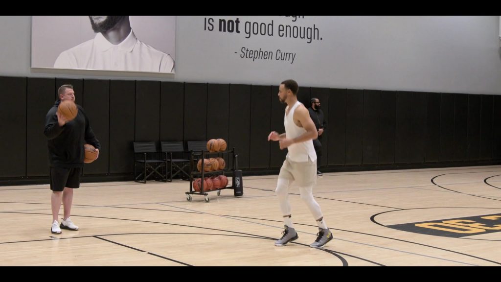 Under Armour Sneakers and Wilson Ball in Mr. Throwback S01E03 (2024) (Image 1)