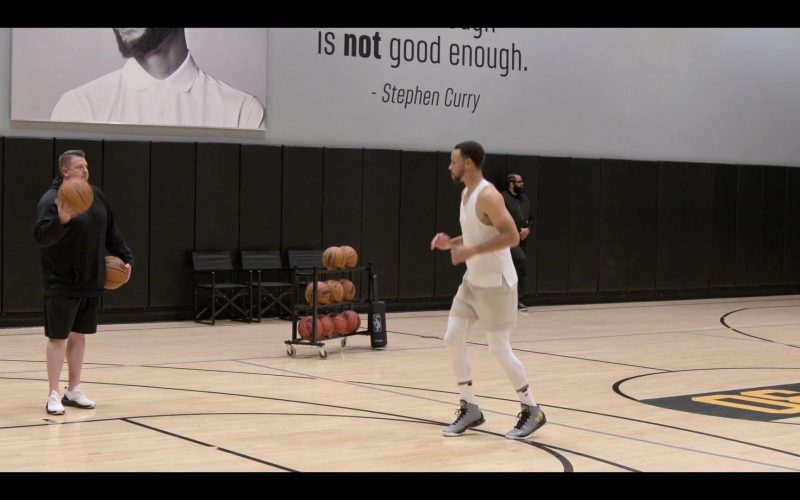 Under Armour Sneakers and Wilson Ball in Mr. Throwback S01E03 (2024) (Image 1)