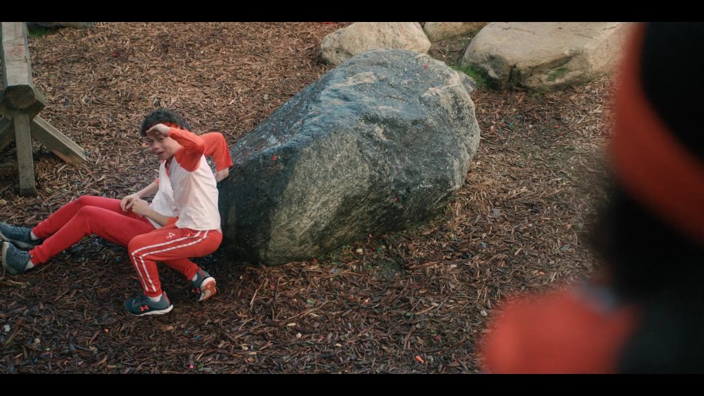 Under Armour Sneakers of Julian Lerner as Nando Torres in Yes Day (2021) (Image 1)