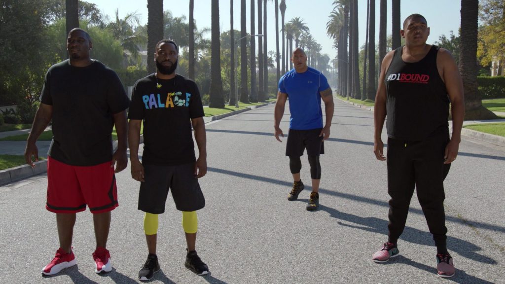 Under Armour T-Shirt and Shoes Worn by Dwayne Johnson in Ballers - Season 3, Episode 7, “Ricky-Leaks” (2017) (Image 3)