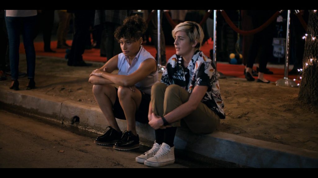 Vans All-White Sneakers Worn by Jacqueline Toboni as Sarah Finley in The L Word - Generation Q Season 1 Episode 8 (2020) (Image 1)