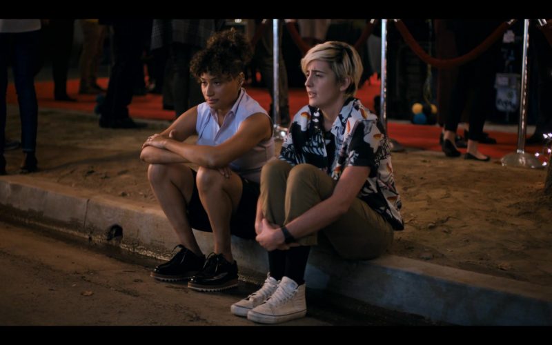 Vans All-White Sneakers Worn by Jacqueline Toboni as Sarah Finley in The L Word - Generation Q Season 1 Episode 8 (2020) (Image 1)