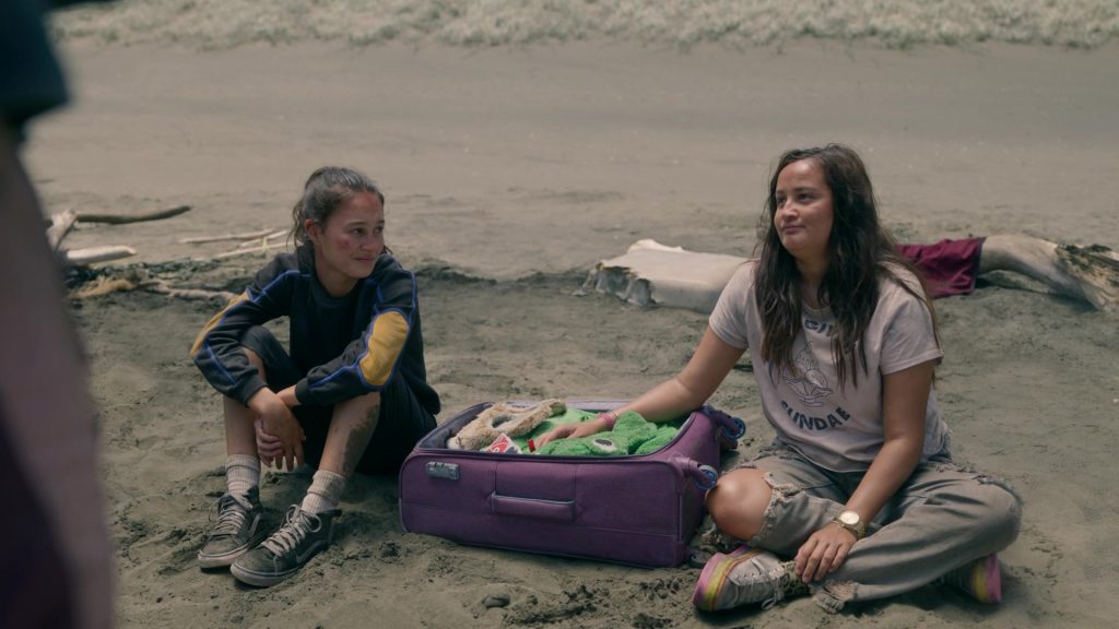 Vans Black HiTop Shoes of Erana James as Toni Shalifoe in The Wilds S01E07 “Day Fifteen” (2020) (Image 1)