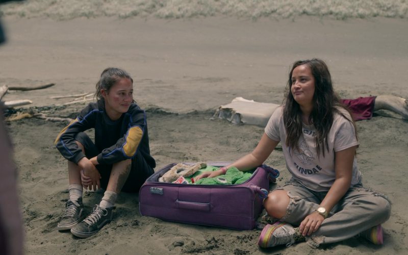Vans Black HiTop Shoes of Erana James as Toni Shalifoe in The Wilds S01E07 “Day Fifteen” (2020) (Image 1)
