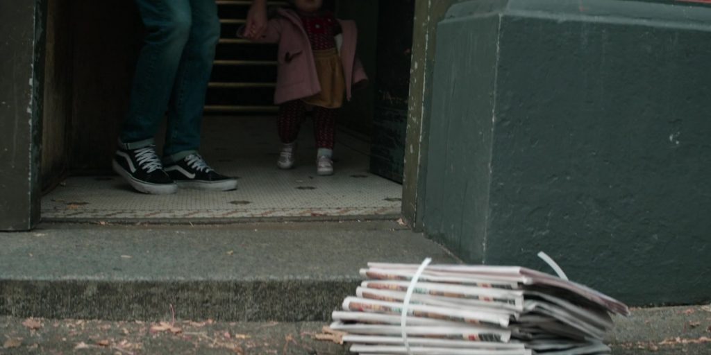 Vans Black Shoes in Home Before Dark S01E01 “Magic Hour” (2020) (Image 1)