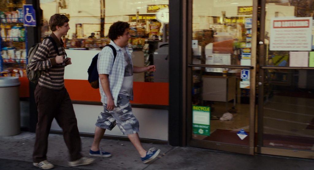 Vans Blue Sneakers Worn by Jonah Hill in Superbad (2007) (Image 1)