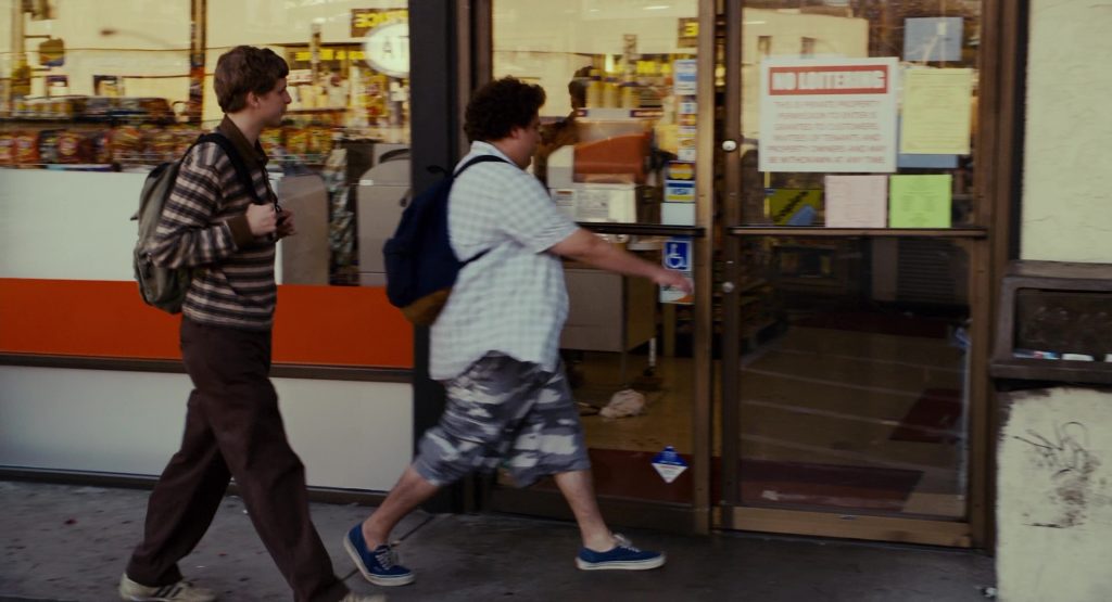 Vans Blue Sneakers Worn by Jonah Hill in Superbad (2007) (Image 2)
