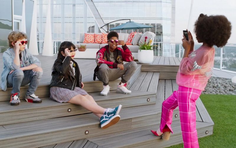 Vans Blue Sneakers Worn by Thalia Tran in Little (2019) (Image 1)