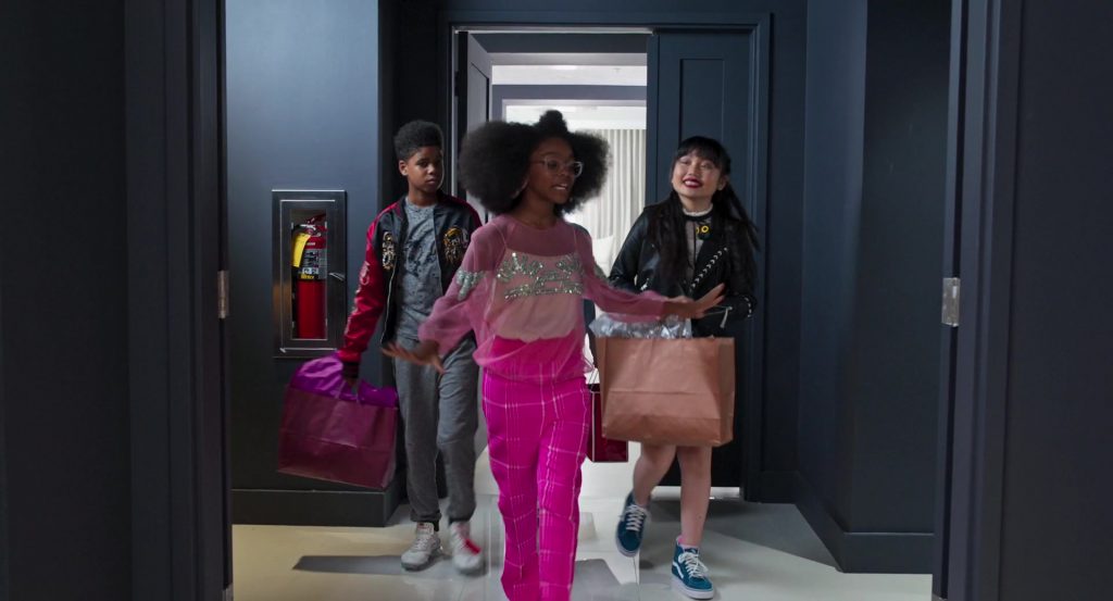 Vans Blue Sneakers Worn by Thalia Tran in Little (2019) (Image 2)