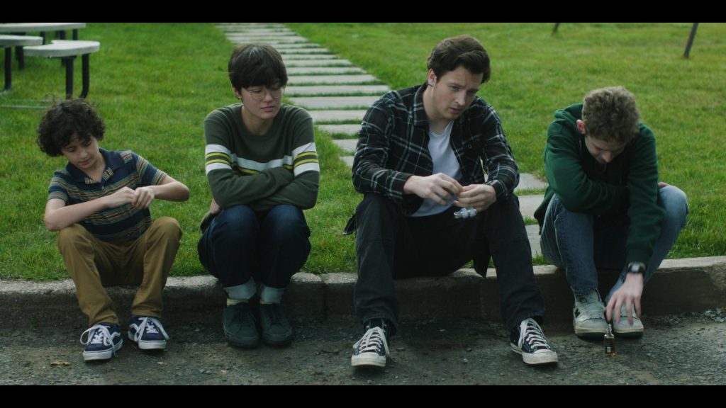 Vans, Converse and New Balance Shoes in The Institute S01E05 “Back Half” (2025) (Image 8)