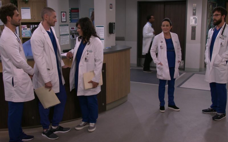 Vans Grey Shoes Worn by Sabrina Jalees as Dr. Lexie Gilani in Carol's Second Act Season 1 Episode 11 “Blocking” (2020) (Image 1)