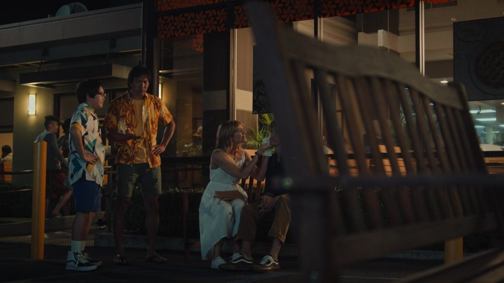 Vans Hi Blue-White Shoes Worn by Wes Tian in Doogie Kameāloha, M.D. S02E04 “Black Cloud, White Cloud” (2023) (Image 2)